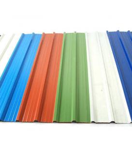 Color Corrugated Steel Sheet Alum Zinc Color Metal Steel 