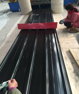 Ral Color Coated Metal Corrugated Steel Roofing Sheet 